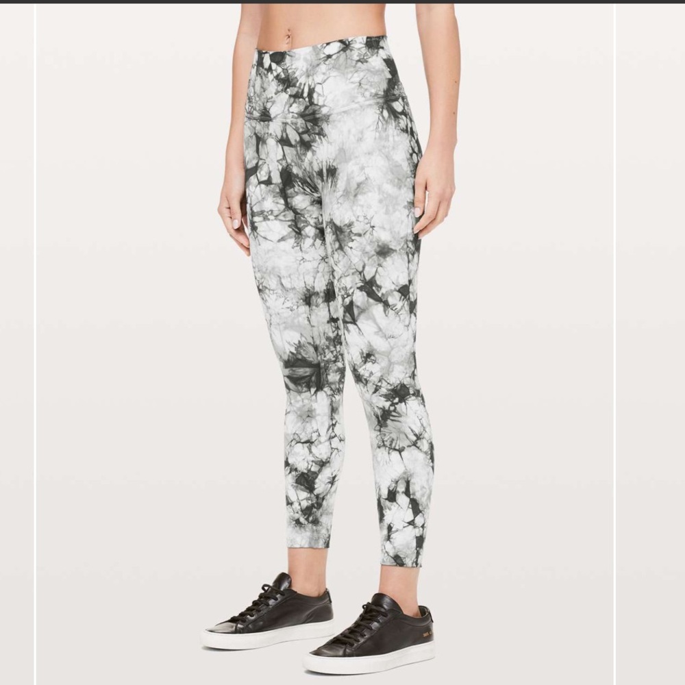 Lululemon Wunder Under HR Tight Full-On Luxtreme 25" Dual Shibori